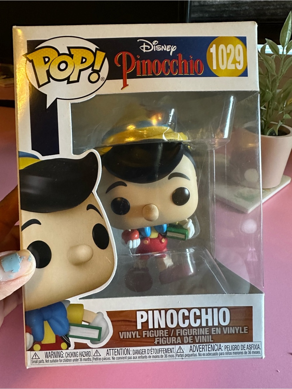 Funko Pinocchio Vinyl Figure - Red, Blue, Yellow, Black